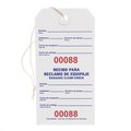 Registry Bilingual Baggage Claim Hangtag, 1000Pk U72BCC-SEAH